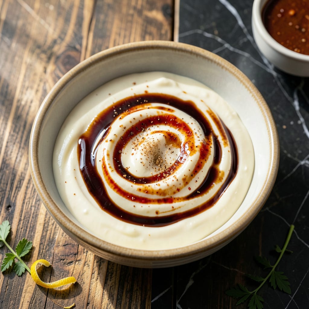 chicken lollipop dipping sauce recipe example with annotations