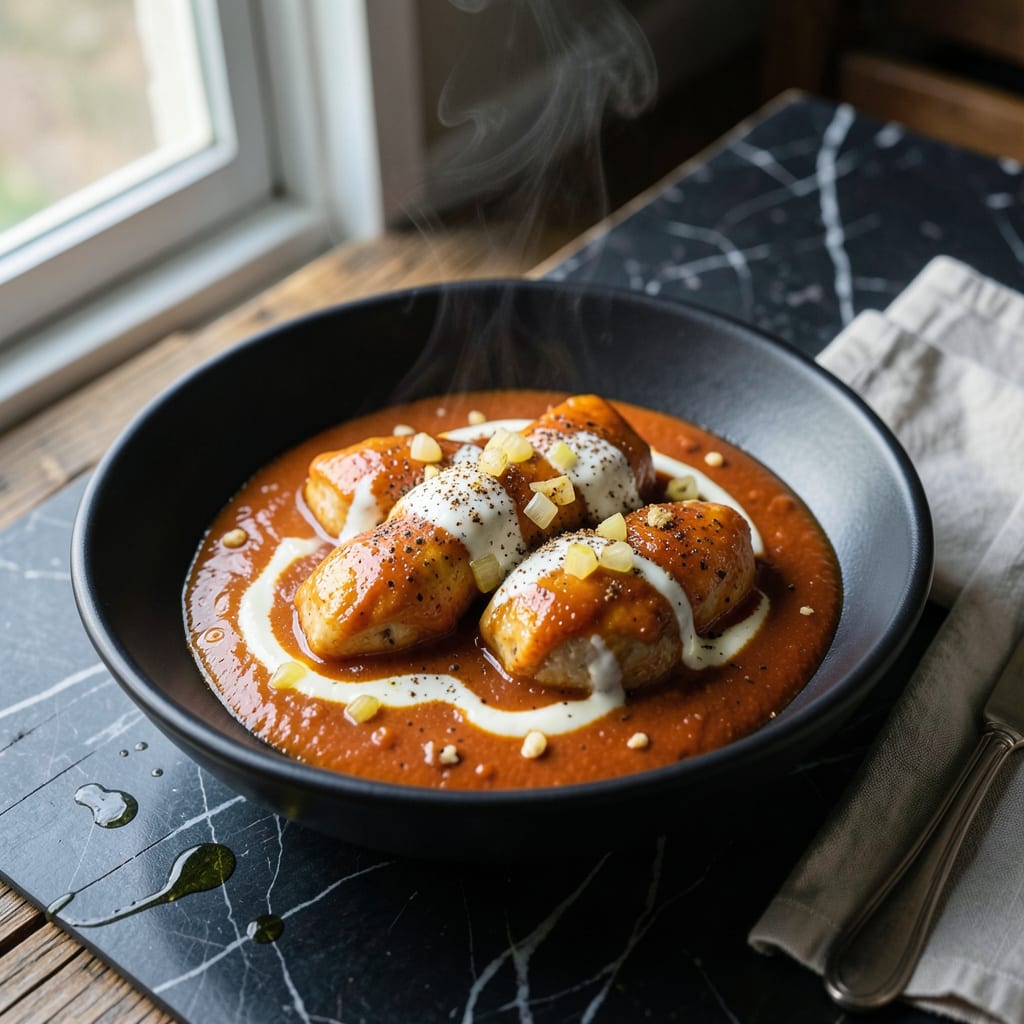 Complete chicken makhani sauce recipe overview image