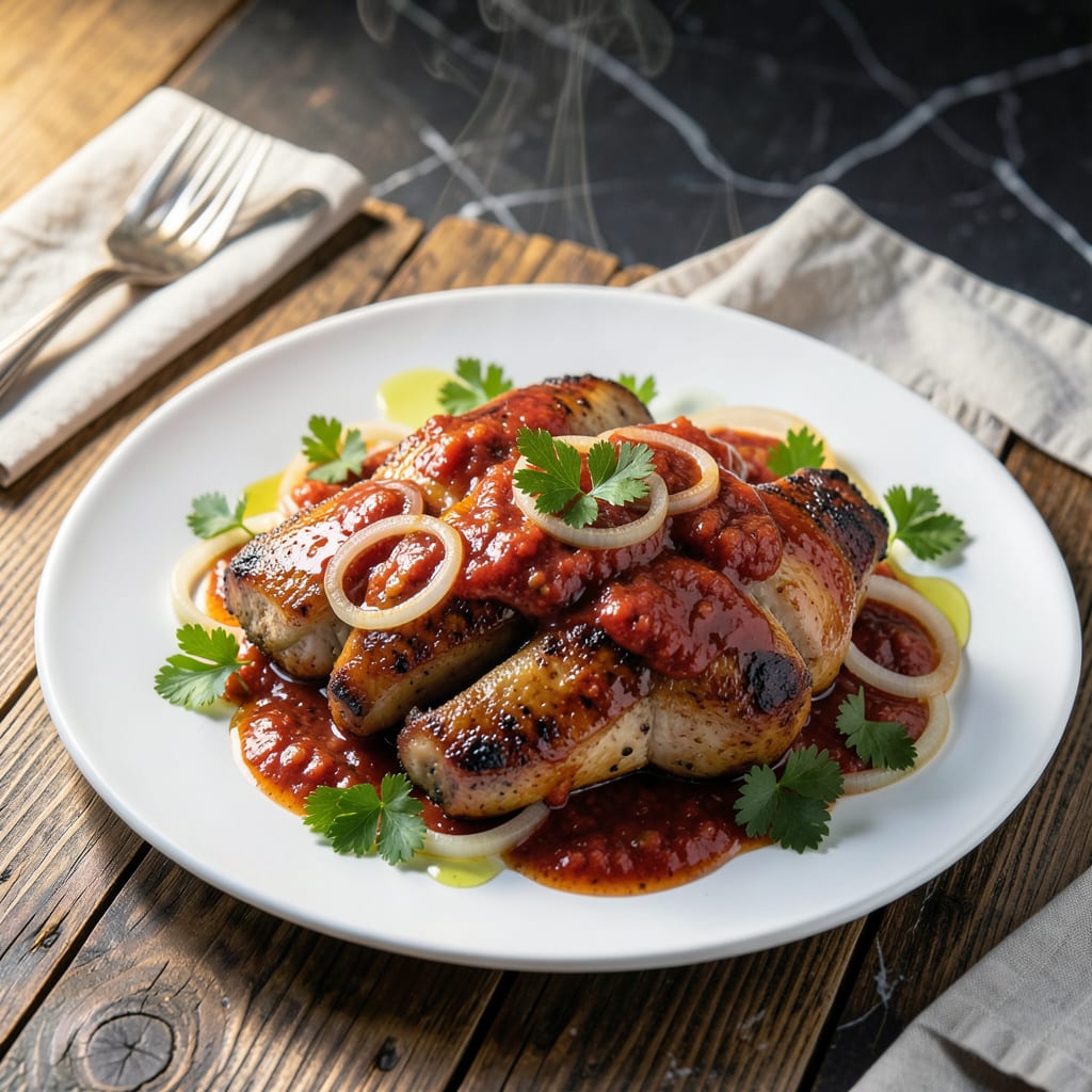 chicken maryland sauce recipe illustration with key details