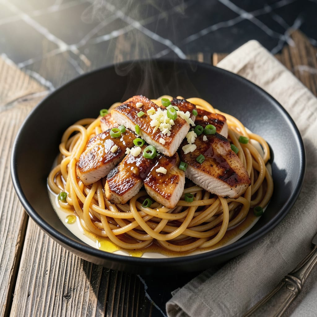 chicken noodle soy sauce recipe detailed visual guide