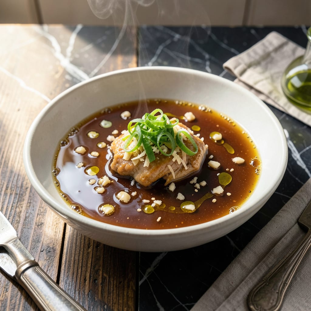 chicken noodle stir fry sauce recipe illustration with key details