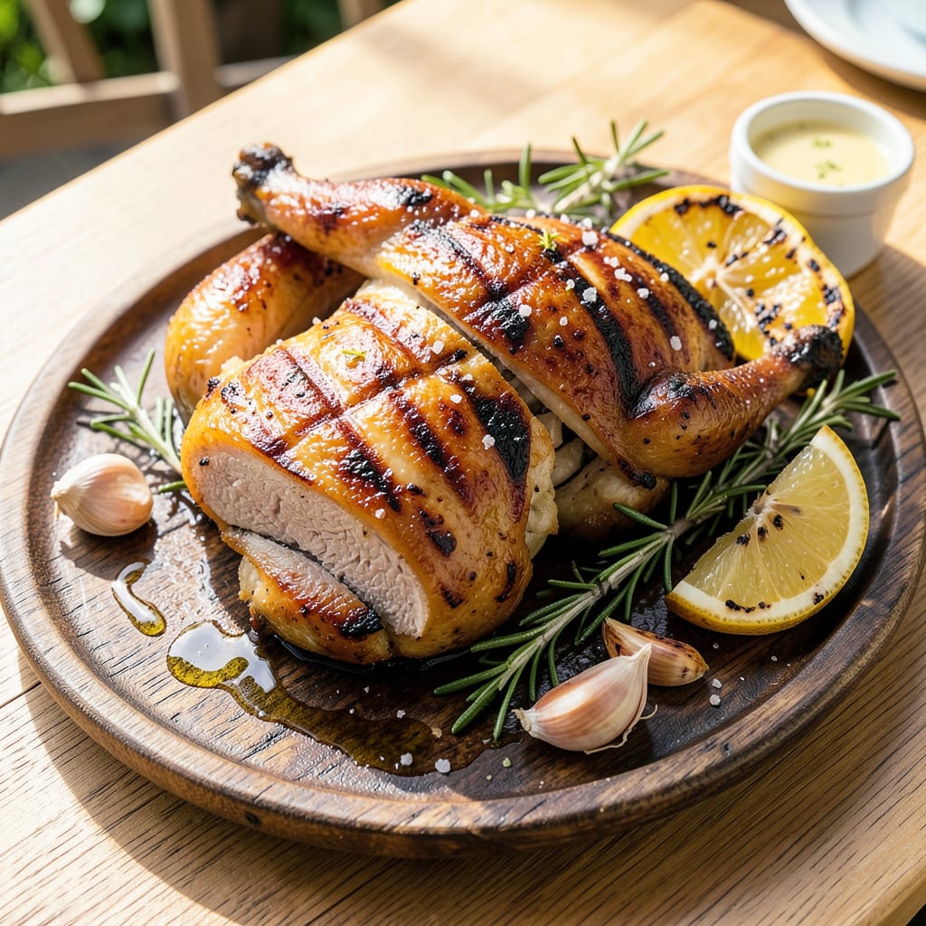 chicken on the barbie illustration with key details