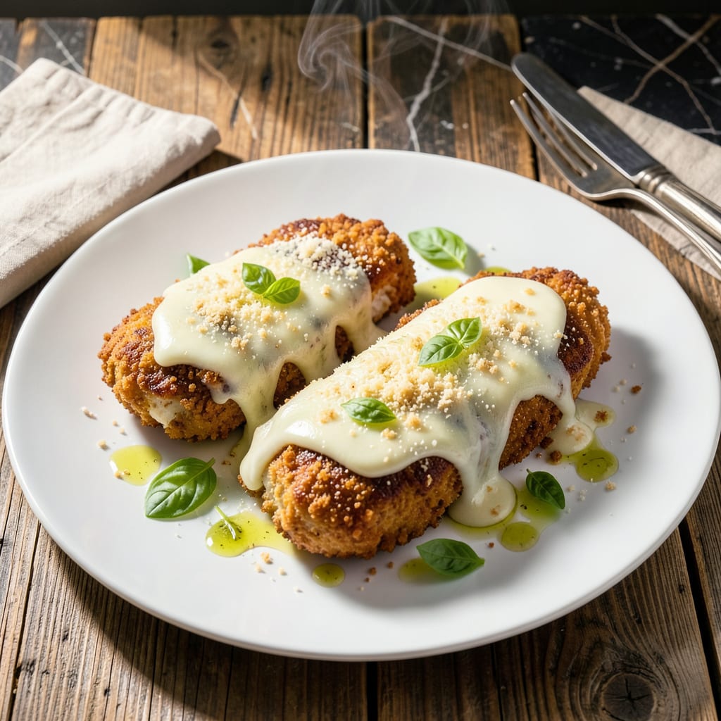 chicken parmesan recipe without tomato sauce detailed visual guide