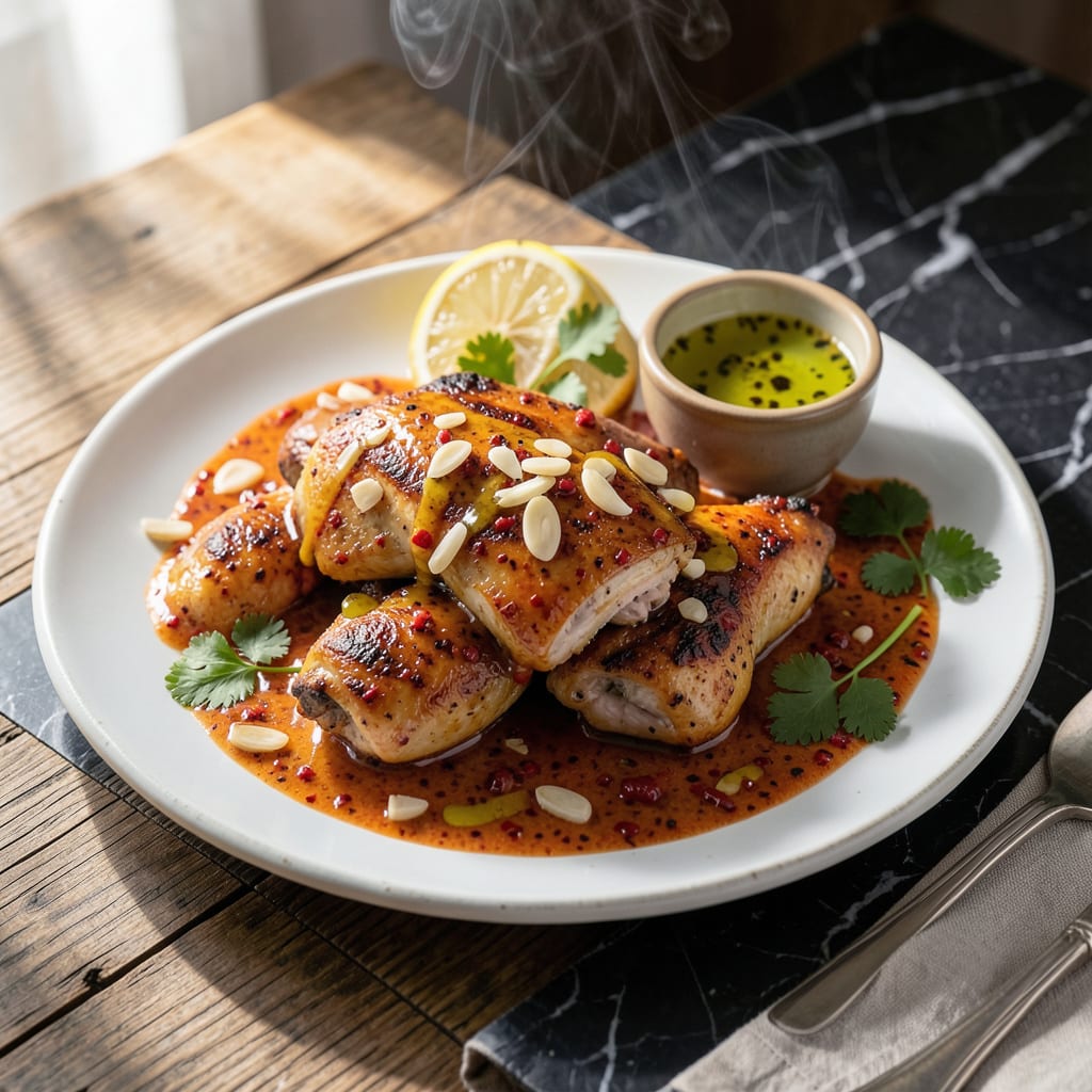 Complete chicken piri piri sauce recipe overview image