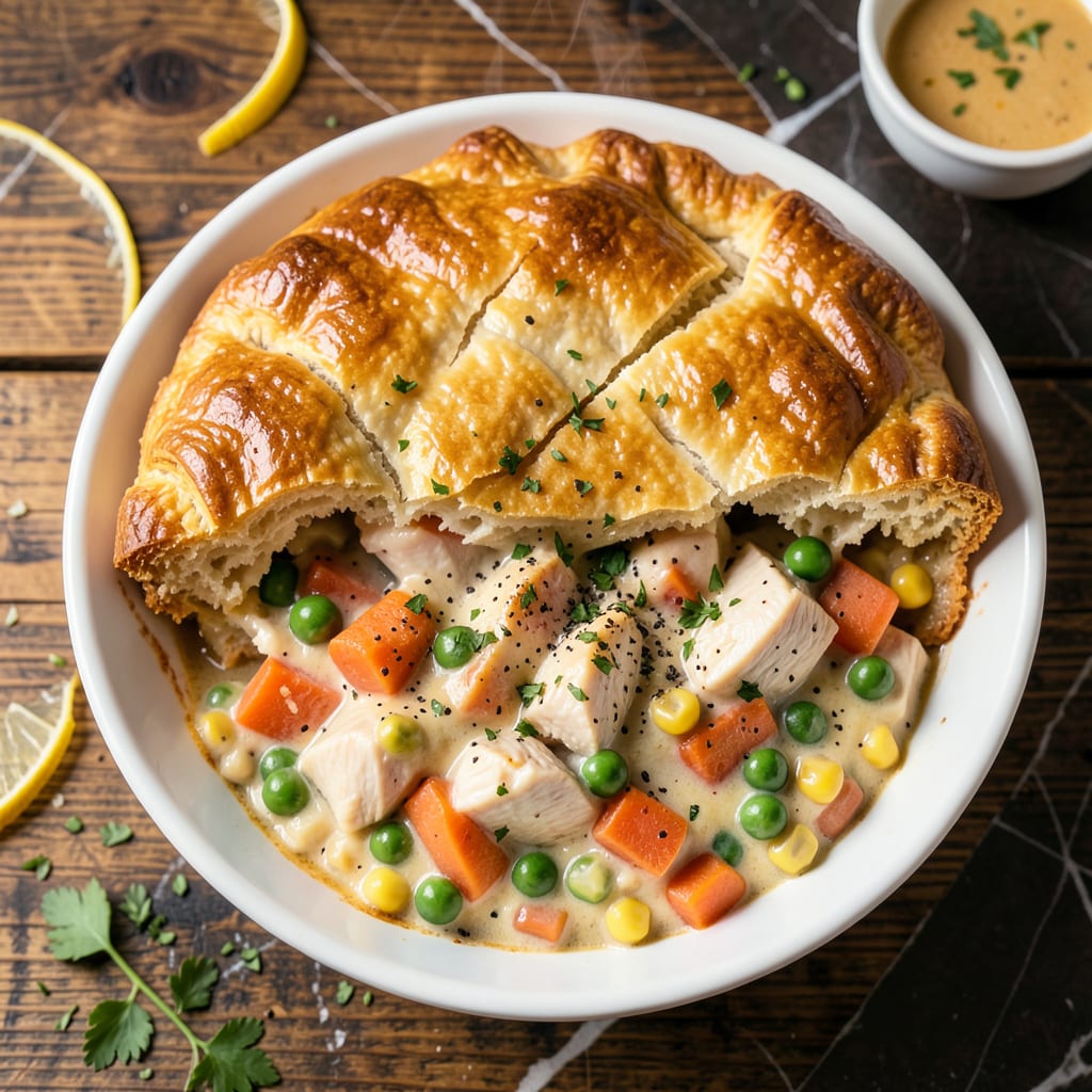 chicken pot pie crust recipe with bisquick detailed visual guide