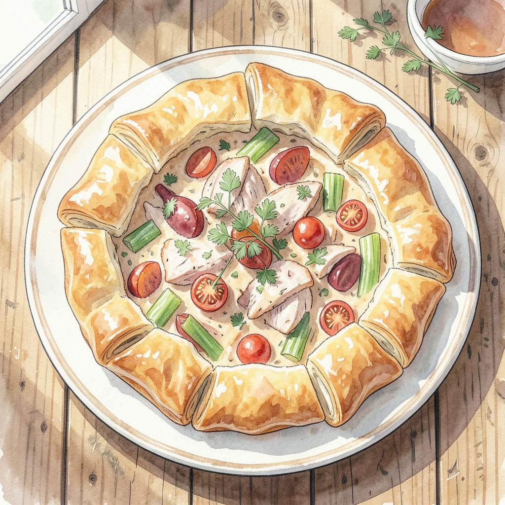 Chicken Pot Pie From Scratch Recipe: Flaky Crust and Hearty Filling