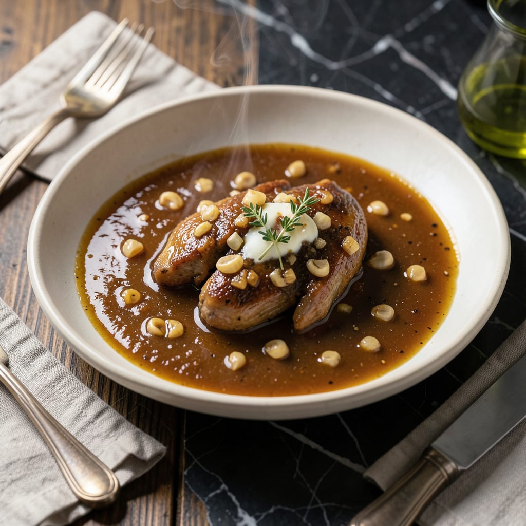 chicken roast sauce recipe detailed visual guide