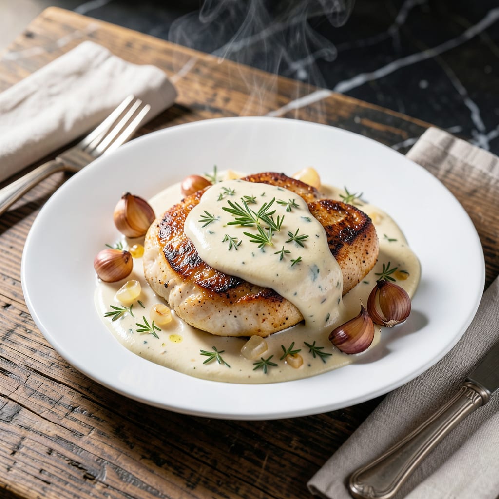 Comprehensive chicken sauce recipe for chicken breast visual reference