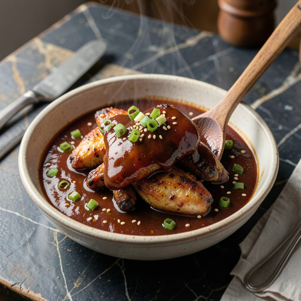 Visual representation of chicken shack bbq sauce recipe