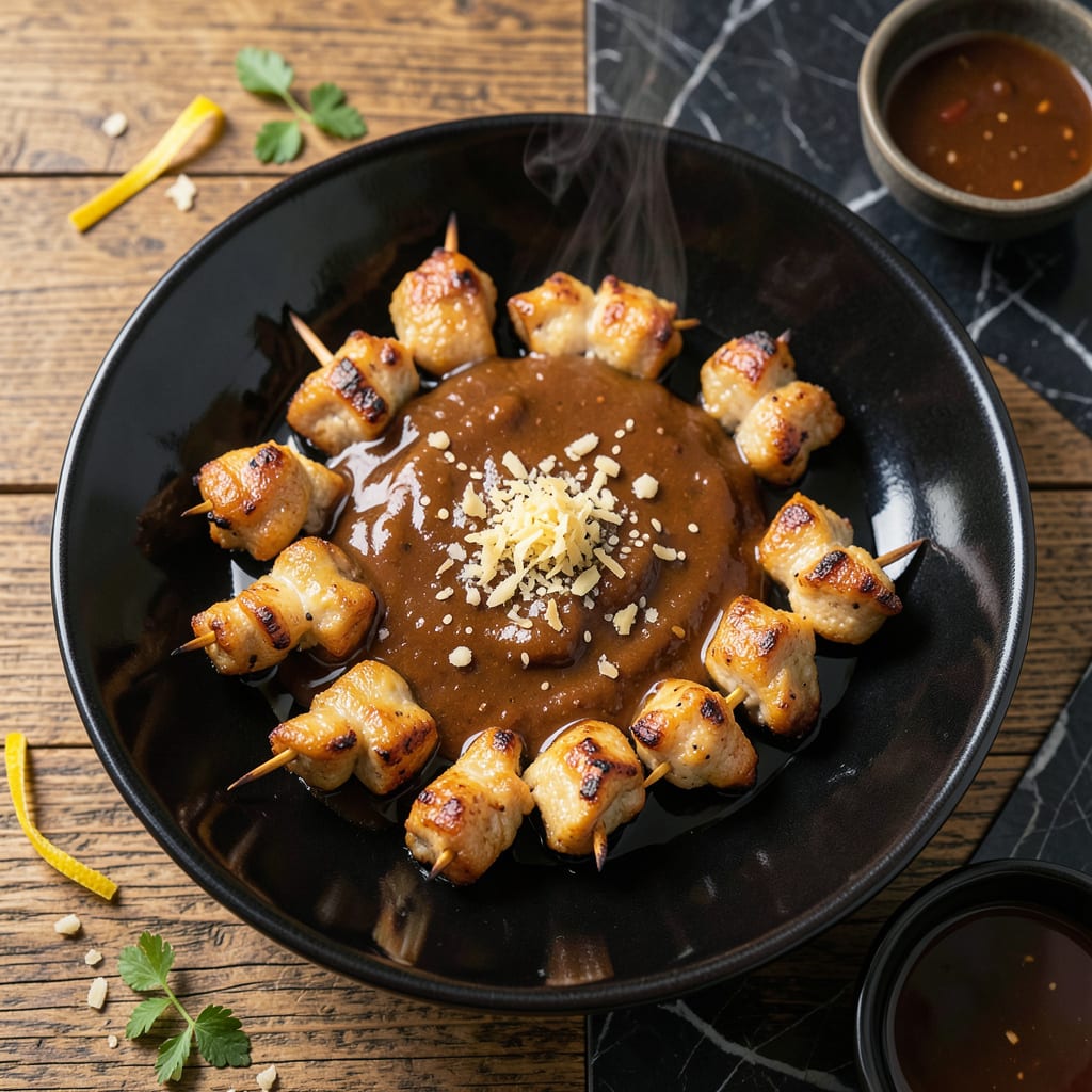 chicken skewers sauce recipe detailed visual guide