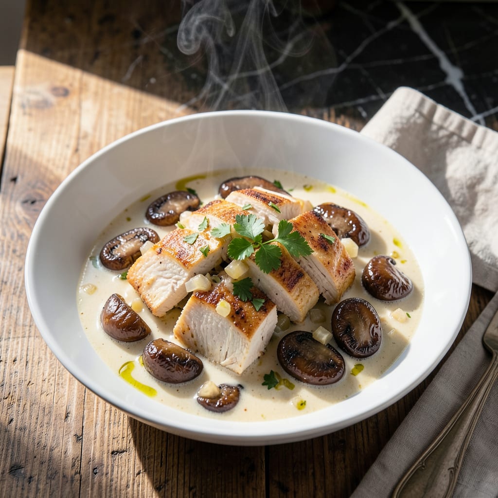 Chicken Stroganoff Sauce Recipe Easy: Rich Mushroom Cream in 20 Minutes