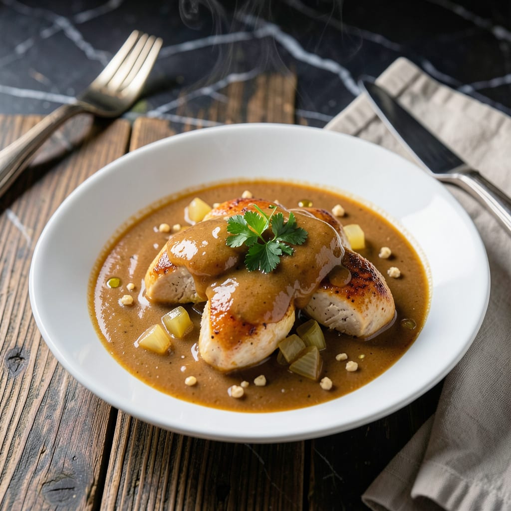 chicken supreme sauce recipe detailed visual guide