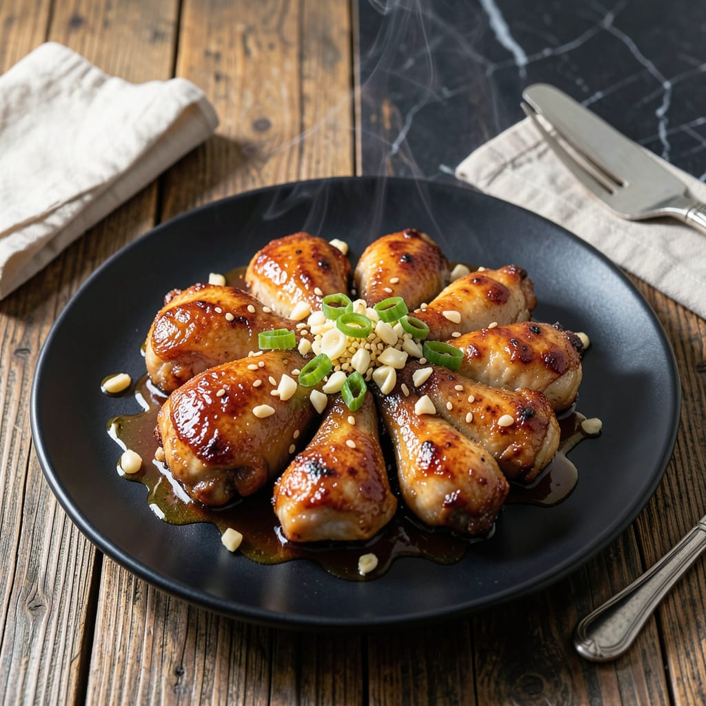 chicken sweet sauce recipe example with annotations