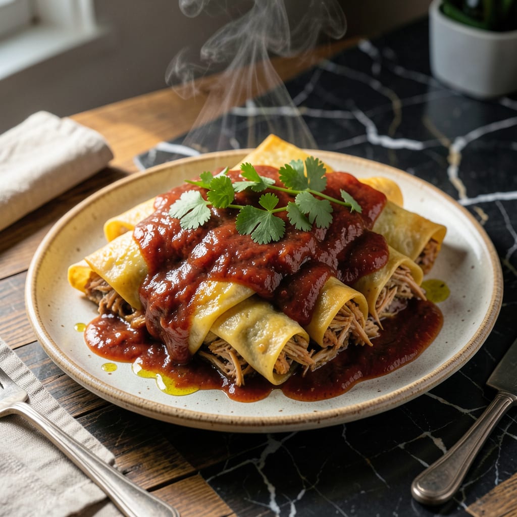chicken tamale recipe red sauce example with annotations