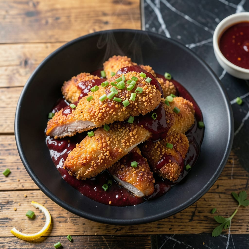 Comprehensive chicken tenders barbecue sauce recipe visual reference