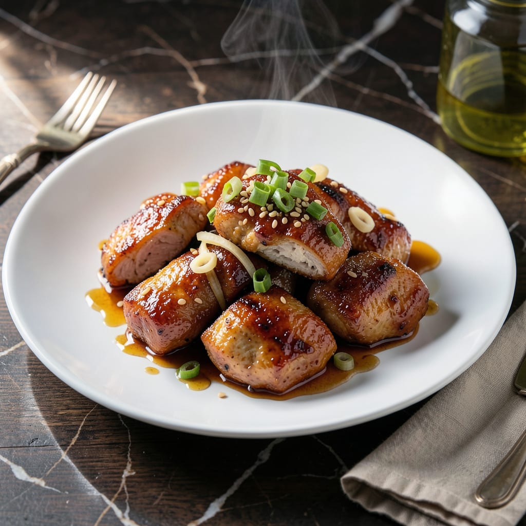 Complete chicken teriyaki recipe with bottled teriyaki sauce overview image