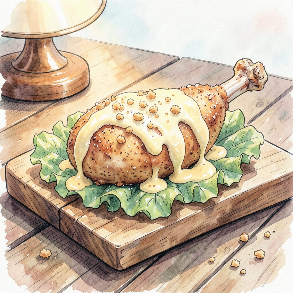 Chicken Thigh Sandwich Recipe: Crispy & Juicy Perfection example with annotations