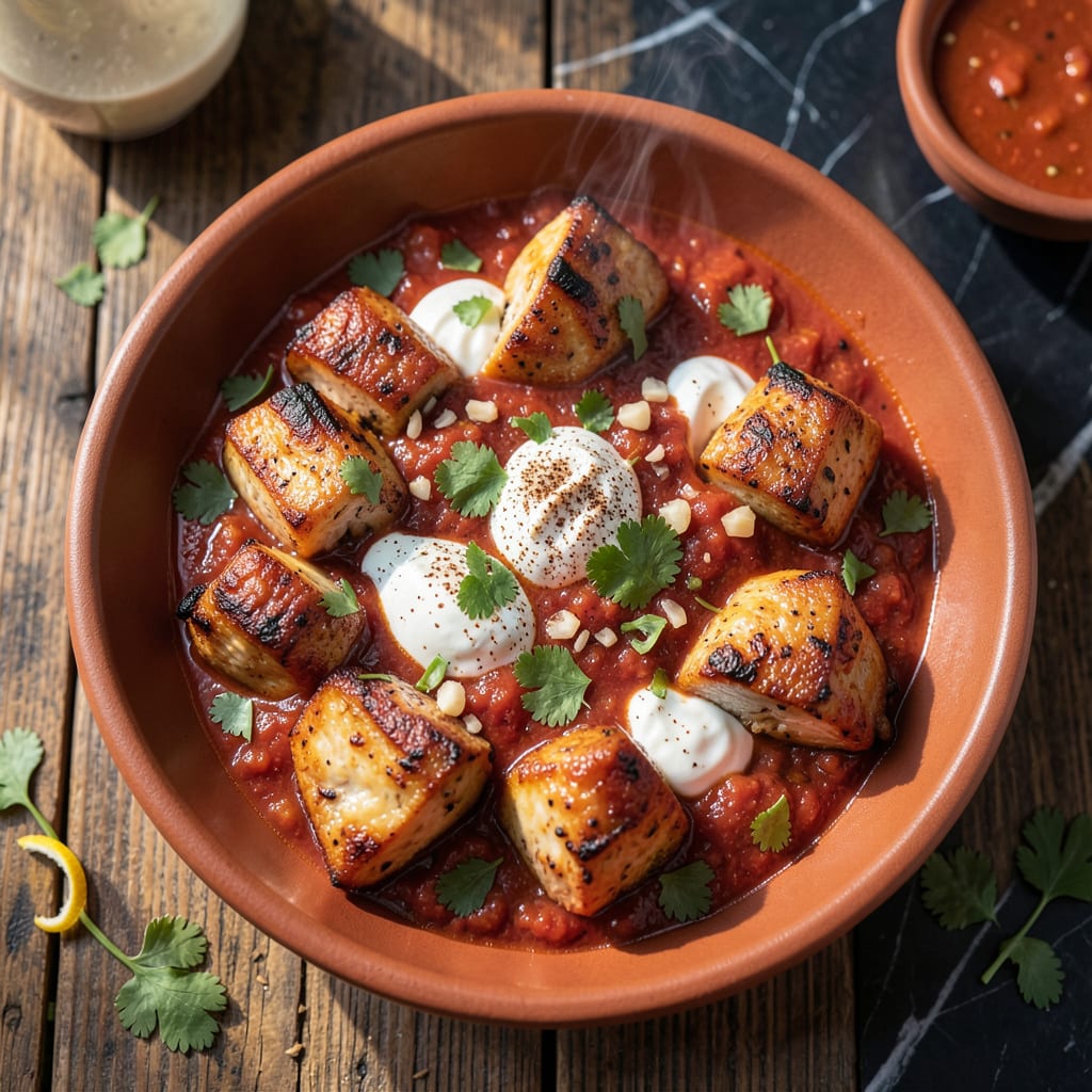 chicken tikka masala recipe quick easy illustration with key details