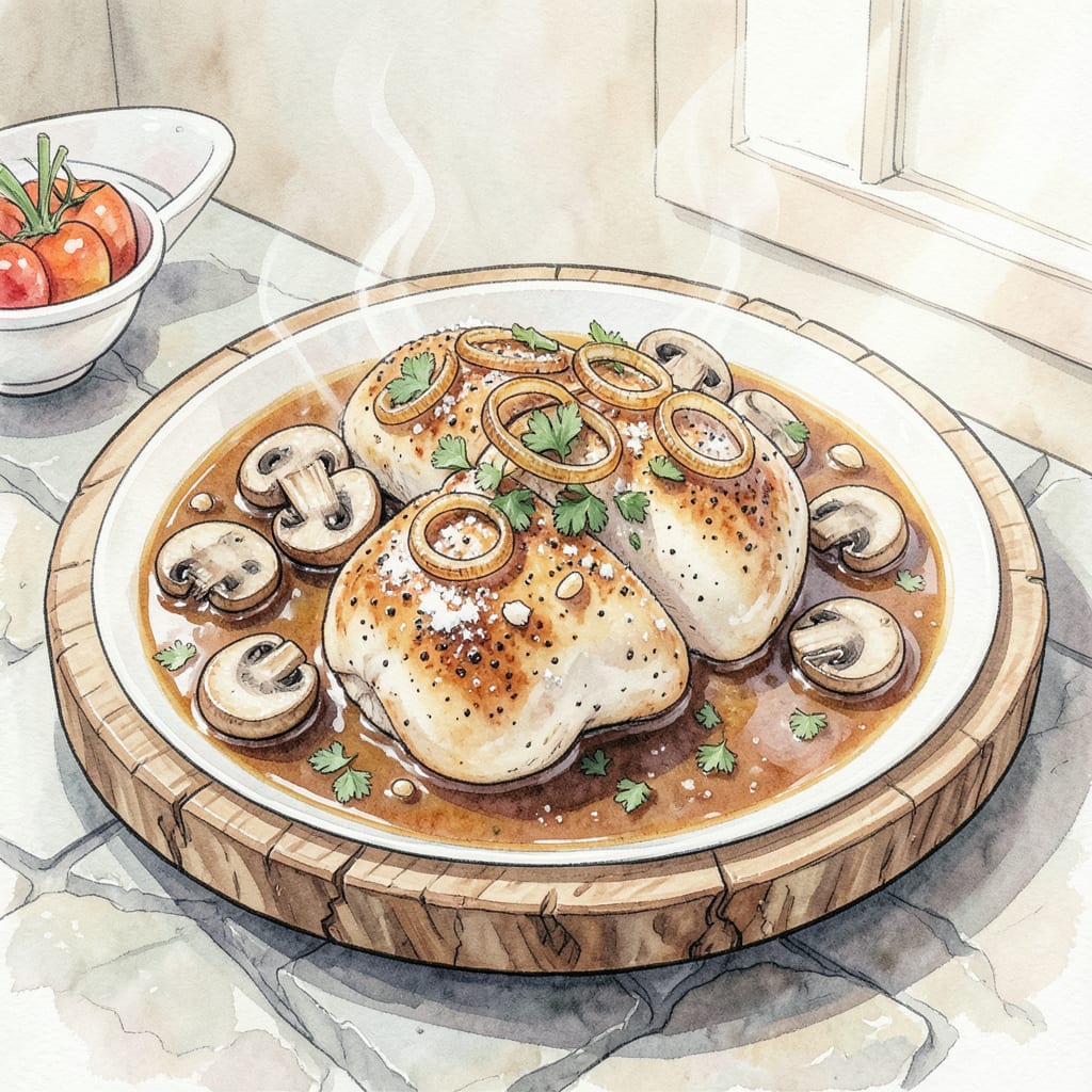 Chicken Tonight Country French Recipe: Creamy Mushroom Chicken Delight