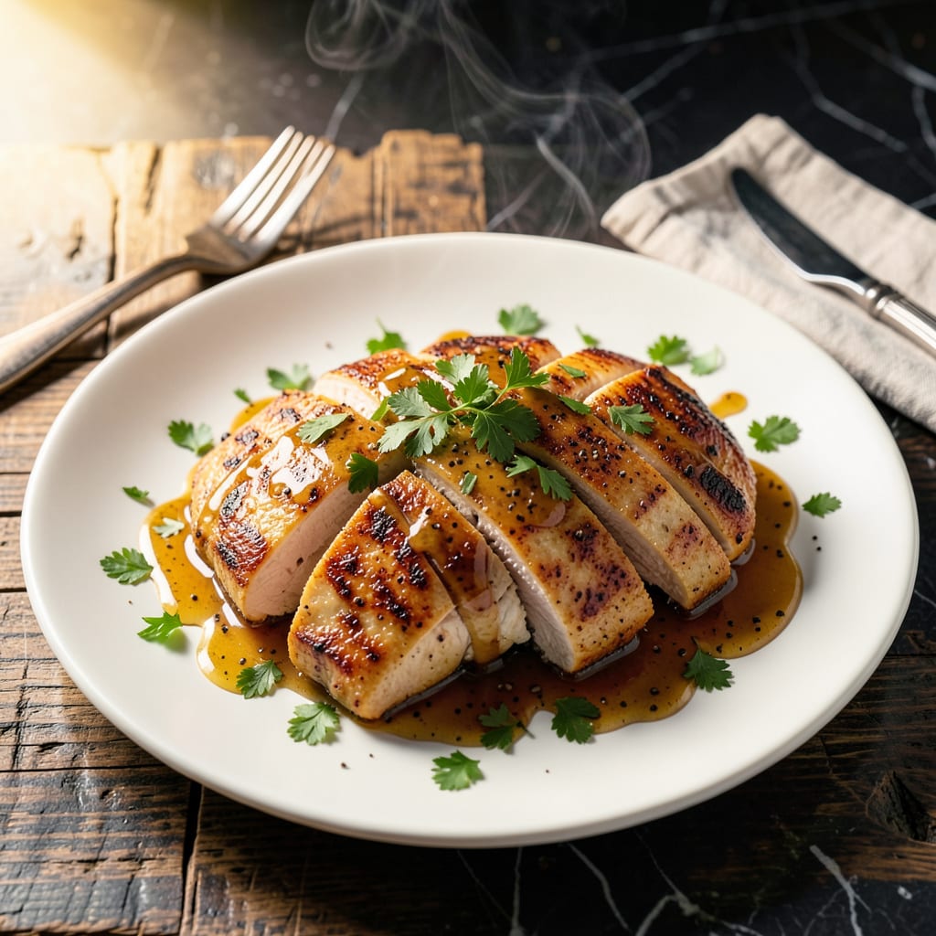 chicken tonight honey and mustard sauce recipe illustration with key details