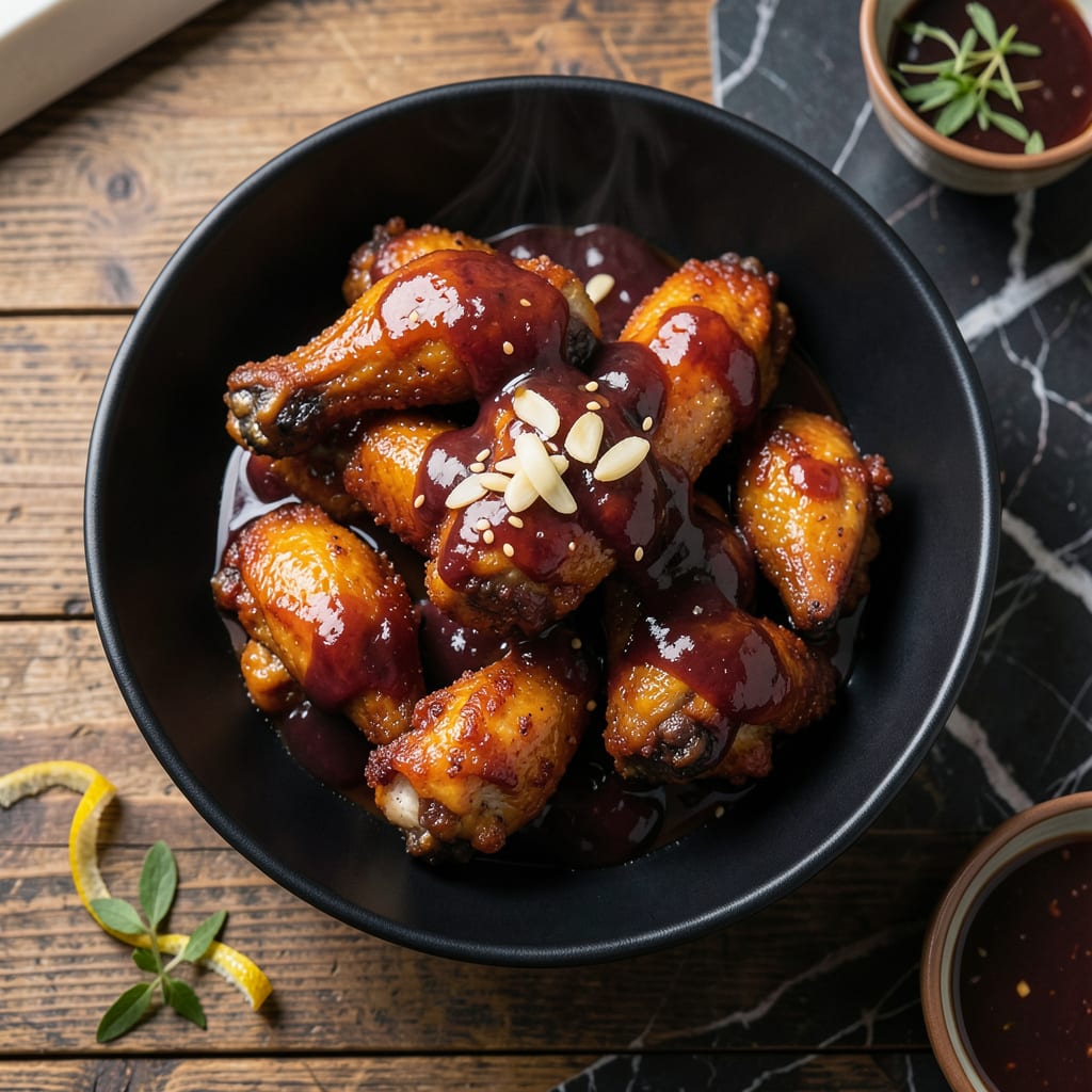 Chicken Wings With Plum Sauce Recipe: Sweet-Savory Asian Fusion