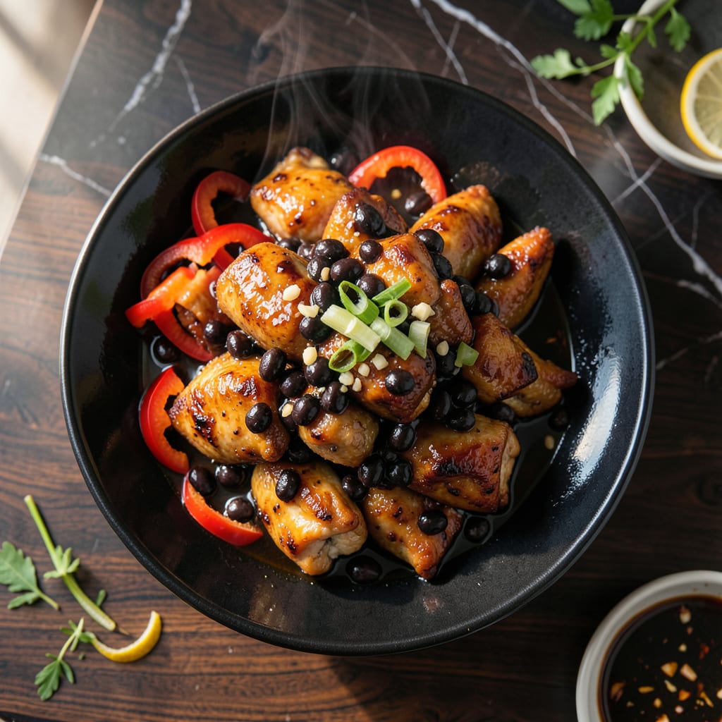 chicken with black bean sauce recipe chinese detailed visual guide