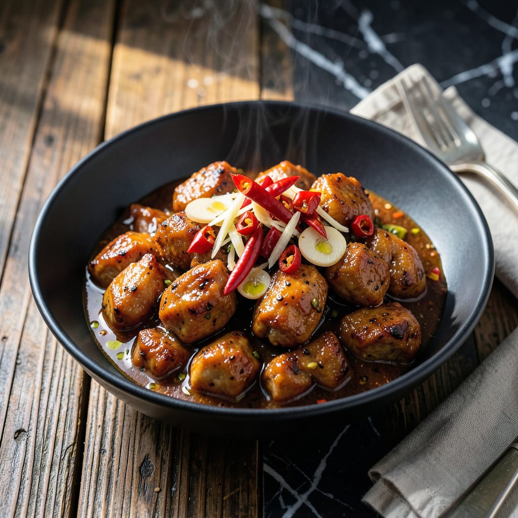 chilli chicken sauce recipe illustration with key details