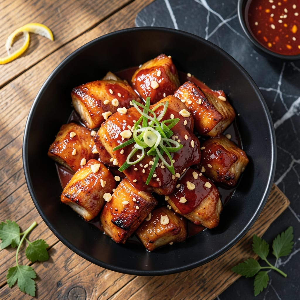 chilli garlic sauce chicken recipe detailed visual guide