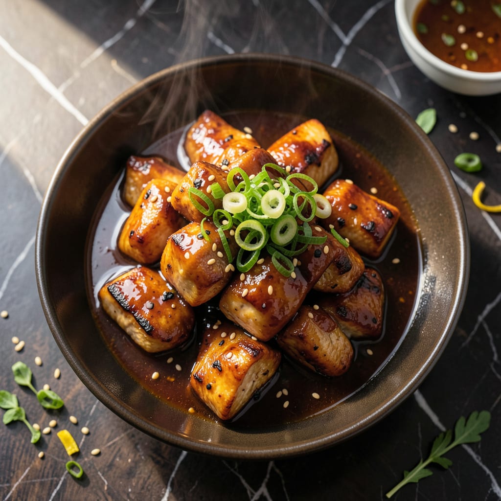 chinese chicken hoisin sauce recipe illustration with key details