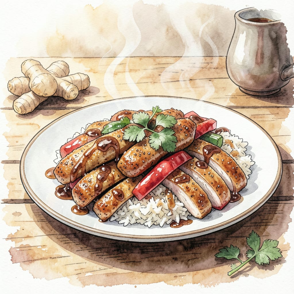 Visual representation of Chinese Chicken Liver Recipe: Crispy Stir Fried Delight