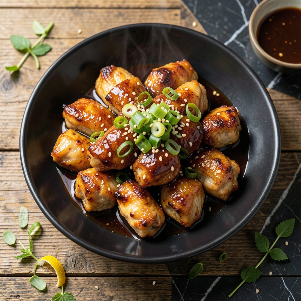 chinese chicken oyster sauce recipe example with annotations