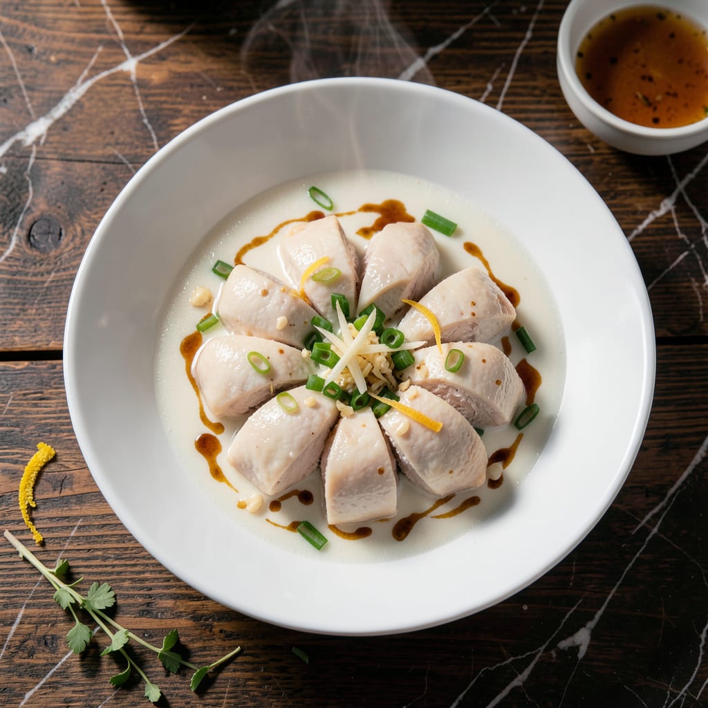 Comprehensive chinese chicken white sauce recipe visual reference