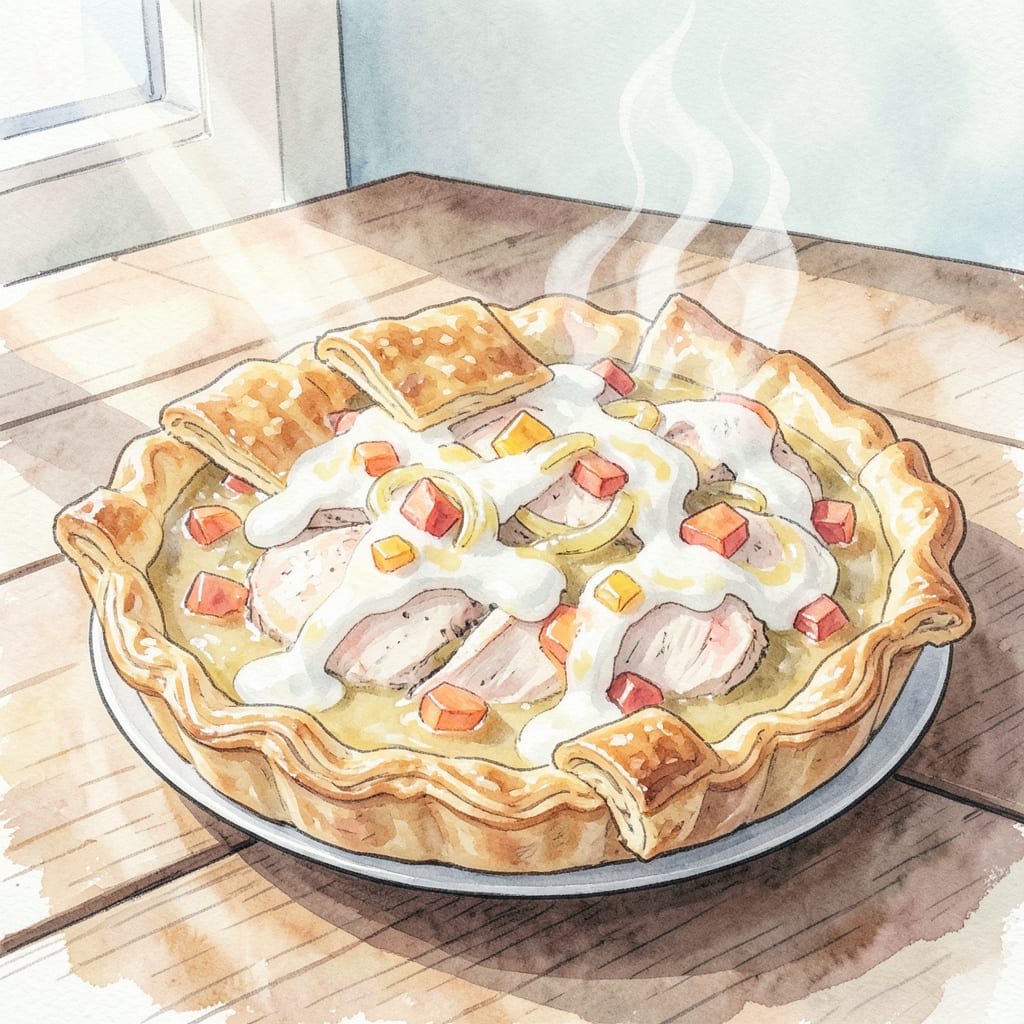 Visual representation of Costco Chicken Pot Pie Recipe: Homemade Comfort in 45 Minutes