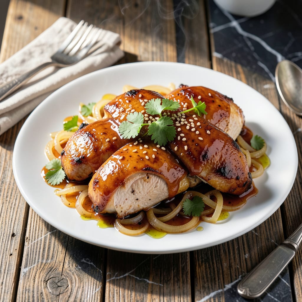 Complete crock pot apricot chicken recipe overview image