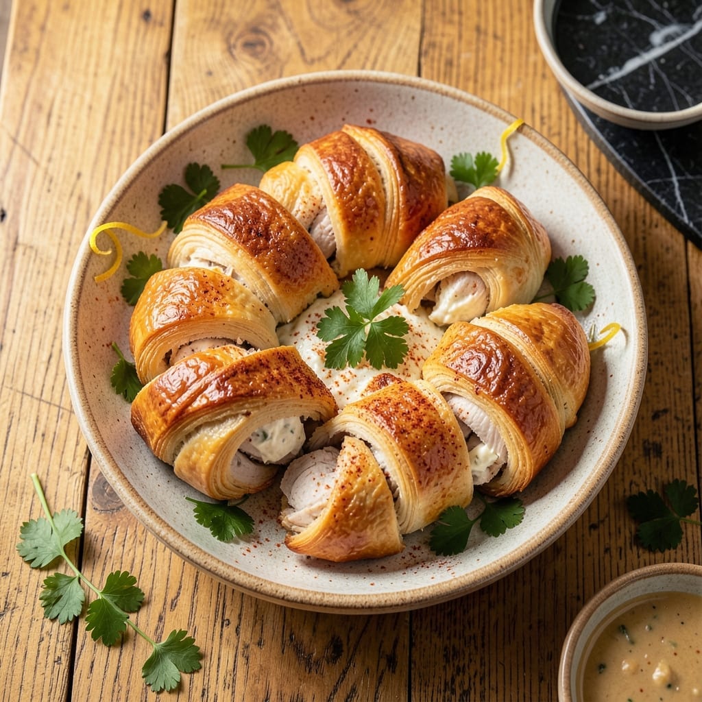 Crescent Chicken Recipe: Buttery Pastry-Wrapped Chicken Delight
