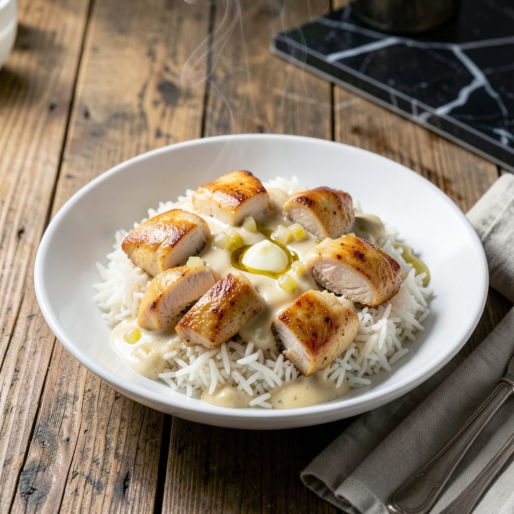 Campbell's Creamy Chicken and Rice Recipe: One-Pot Comfort with Velvety Sauce