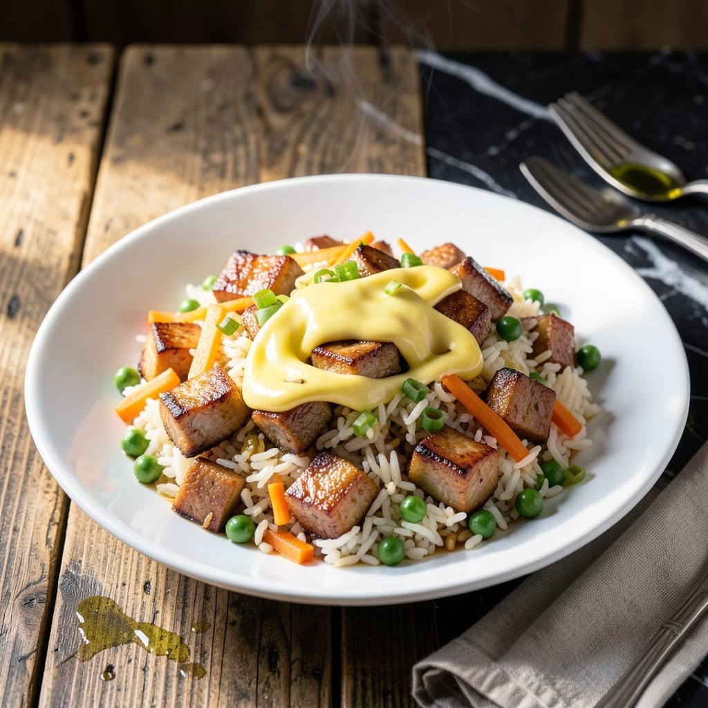 Recipe For Pork Fried Rice With Vegetables: Wok-Seared Umami With Crisp Aromatics
