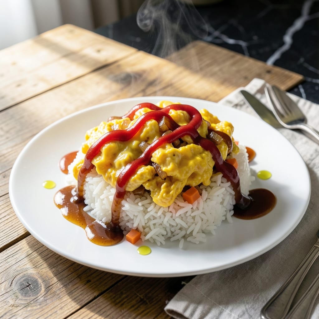 Om Rice Recipe: Korean-Style Comfort With Sweet and Savory Sauce Om Rice Recipe: Korean-Style Comfort With Sweet and Savory Sauce