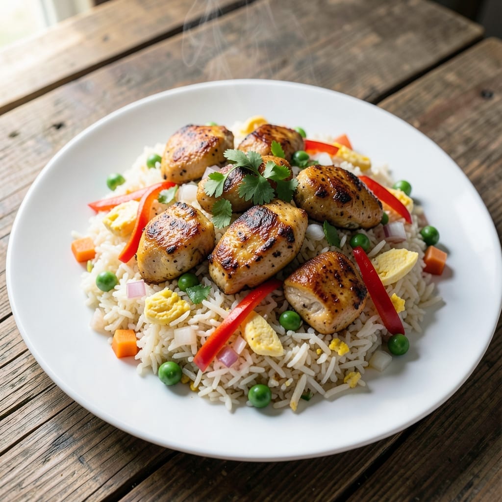 Plaza Azteca Chicken Fried Rice Recipe: Latin-Inspired Wok Magic