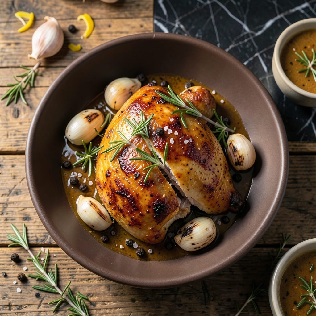 Broiler Chicken Recipe: Moist Meat With Golden Brown Skin Broiler Chicken Recipe: Moist Meat With Golden Brown Skin