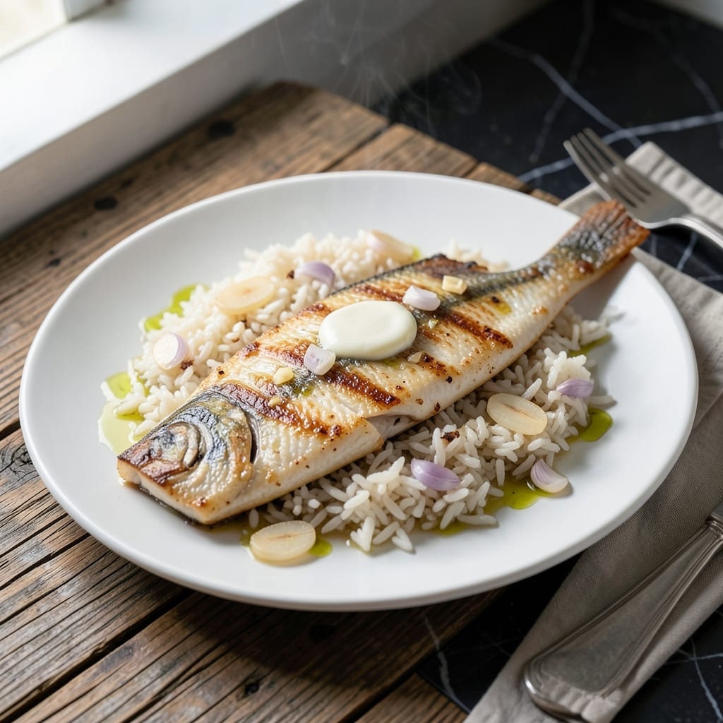 Flounder and Rice Recipe: Light and Flaky With Fragrant Grains Flounder and Rice Recipe: Light and Flaky With Fragrant Grains