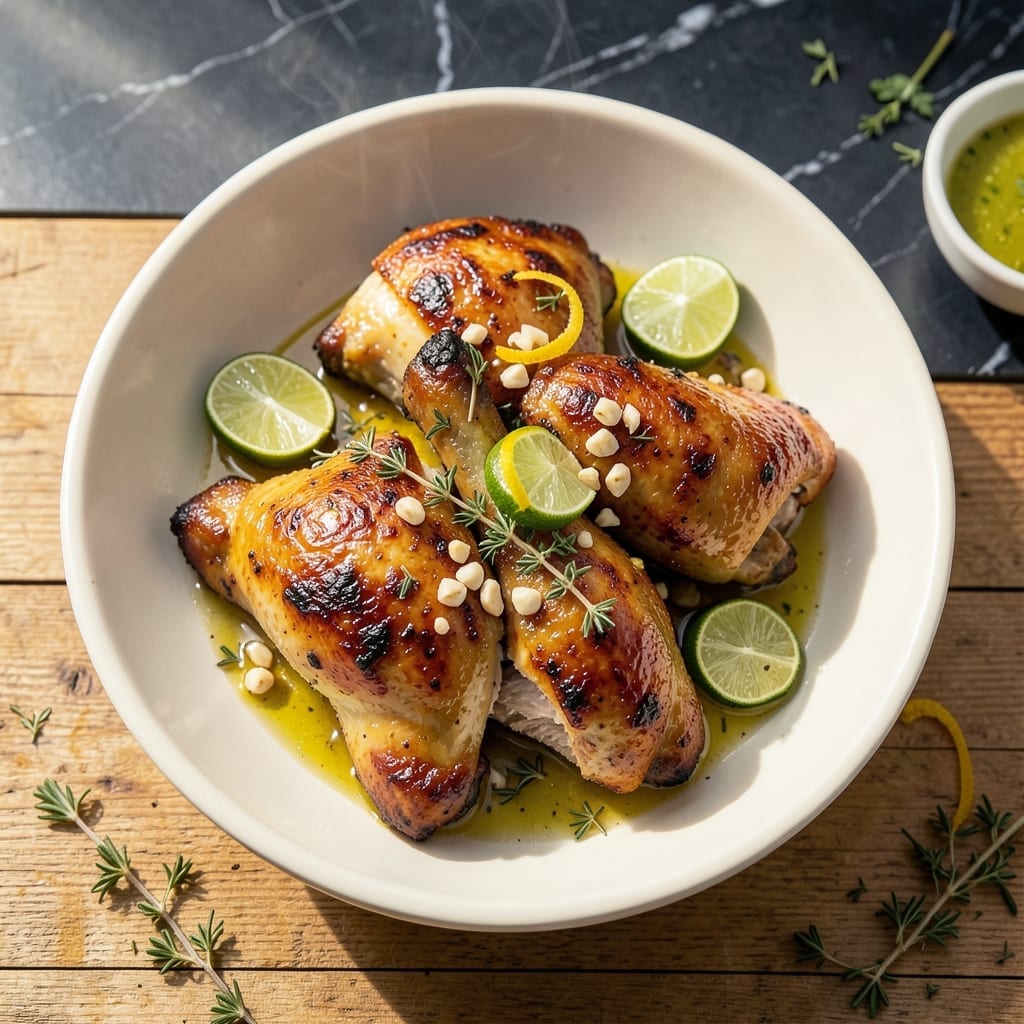 Roasted Lime Chicken Recipe: Zesty Citrus-Infused Succulence
