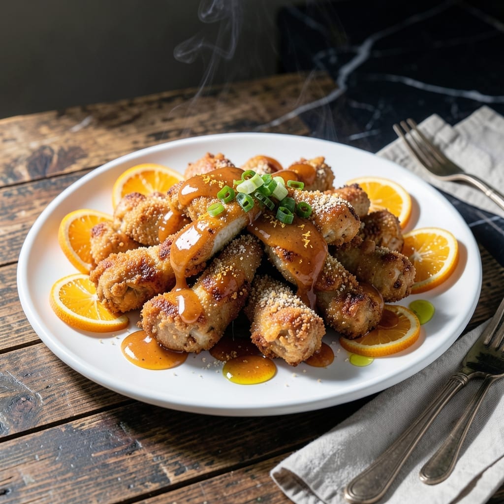 GF Orange Chicken Recipe: Gluten-Free Crispy Bites With Sweet Heat GF Orange Chicken Recipe: Gluten-Free Crispy Bites With Sweet Heat