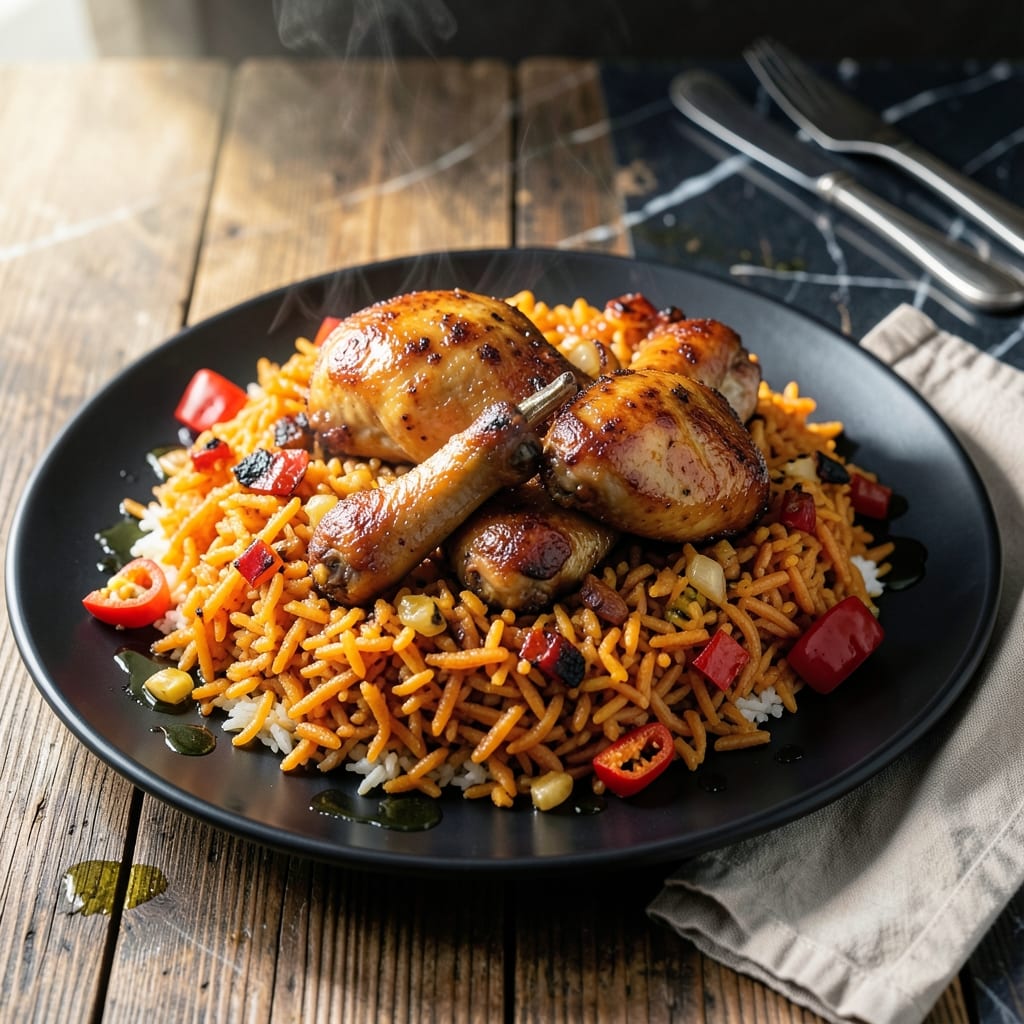 Nigerian Jollof Rice and Chicken Recipe: West African One-Pot Feast