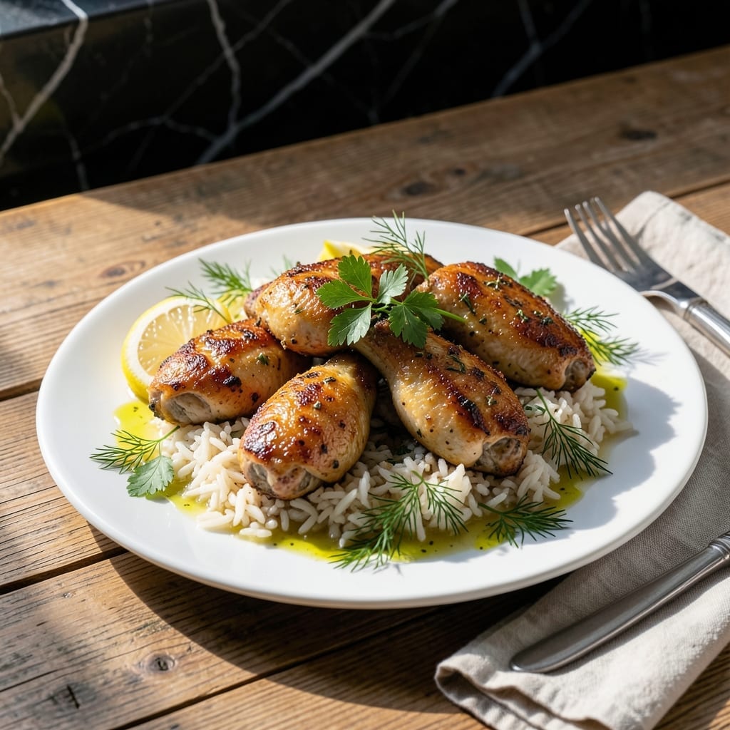 Mediterranean Chicken and Rice Recipe: Lemon-Herb One-Pan Dinner