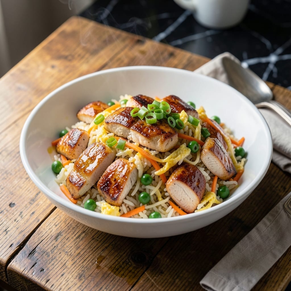 Fujiyama Chicken Fried Rice Recipe: Mountain-High Flavor in a Skillet Fujiyama Chicken Fried Rice Recipe: Mountain-High Flavor in a Skillet