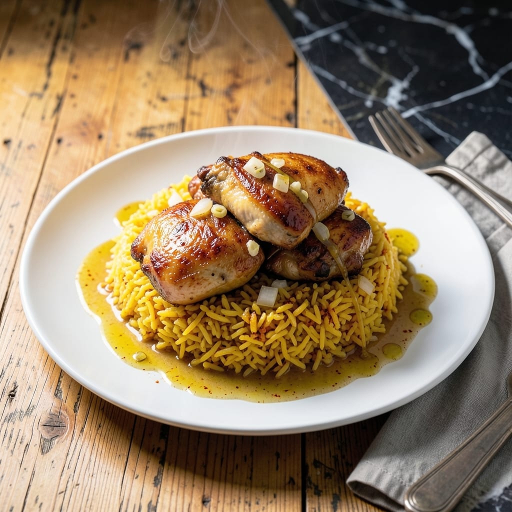 Chicken and Yellow Rice Recipe: Saffron-Infused One-Pot Wonder Chicken and Yellow Rice Recipe: Saffron-Infused One-Pot Wonder