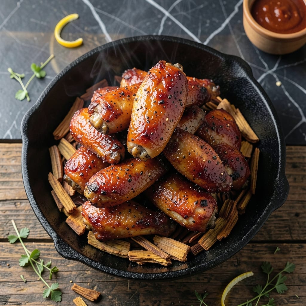 Smoker Chicken Wing Recipe: Wood-Fired Juiciness With Charred Tips Smoker Chicken Wing Recipe: Wood-Fired Juiciness With Charred Tips
