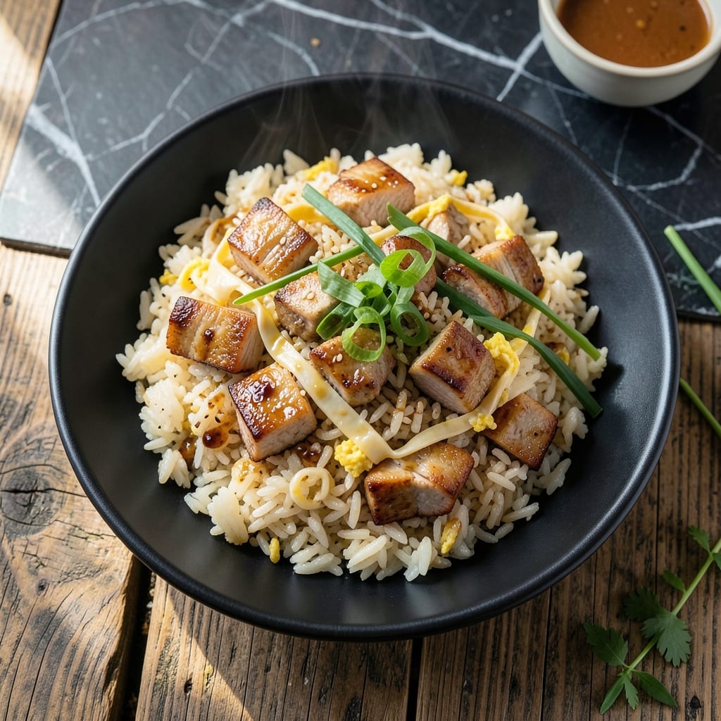 Pork Fried Rice Recipe With Sesame Oil: Nutty Aroma Meets Smoky Wok Char Pork Fried Rice Recipe With Sesame Oil: Nutty Aroma Meets Smoky Wok Char