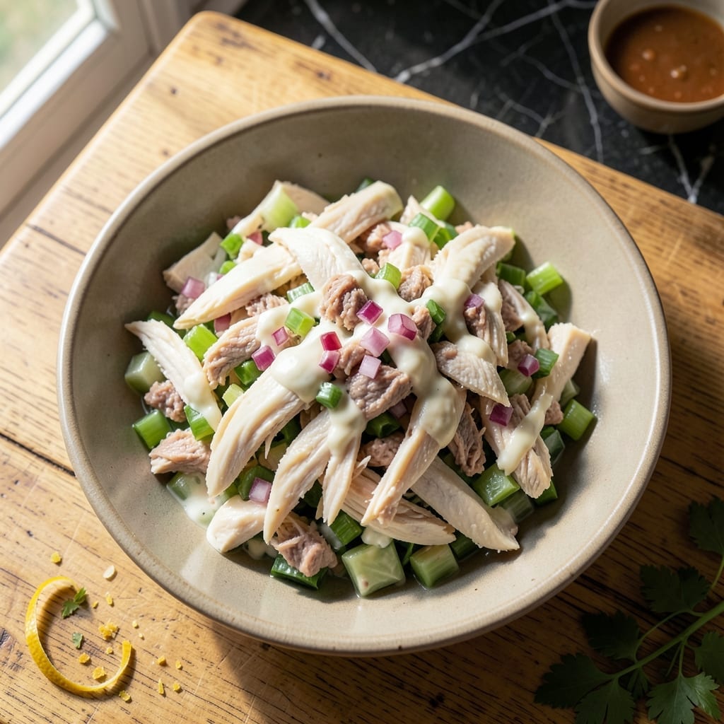 Chicken Tuna Salad Recipe: Protein-Packed Lunch with Zesty Twist